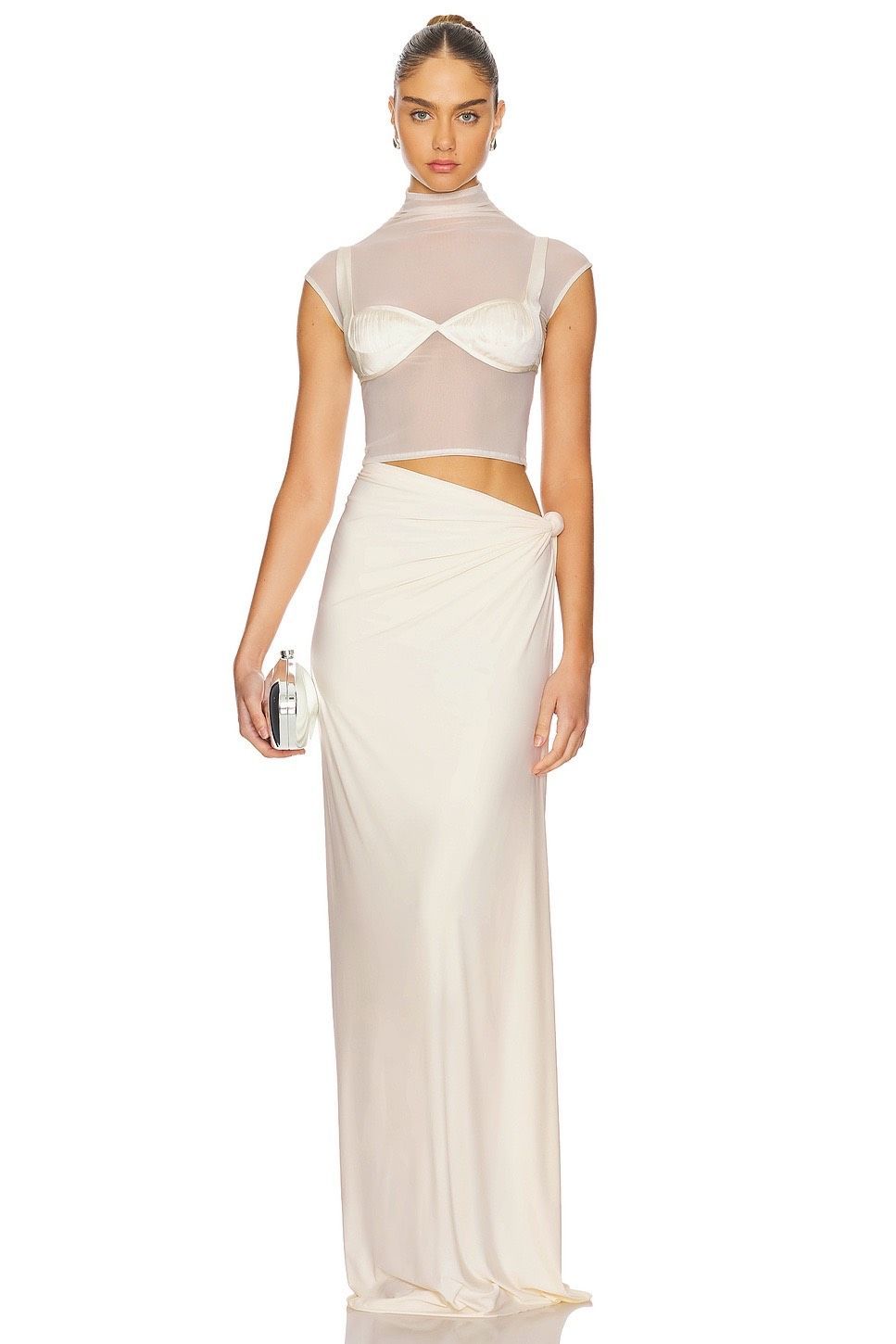 Deme By Gabriella Dove Set In Ivory Size Small $350